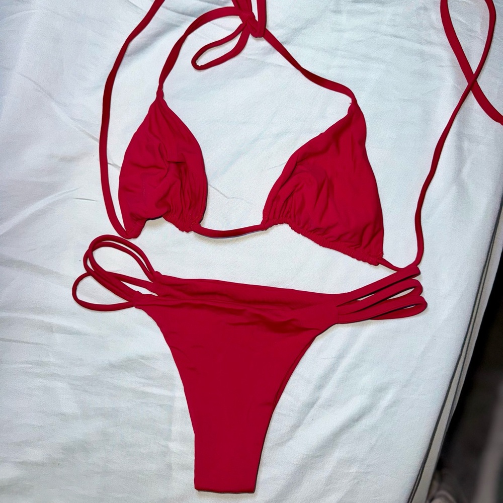 Red Bikini Set